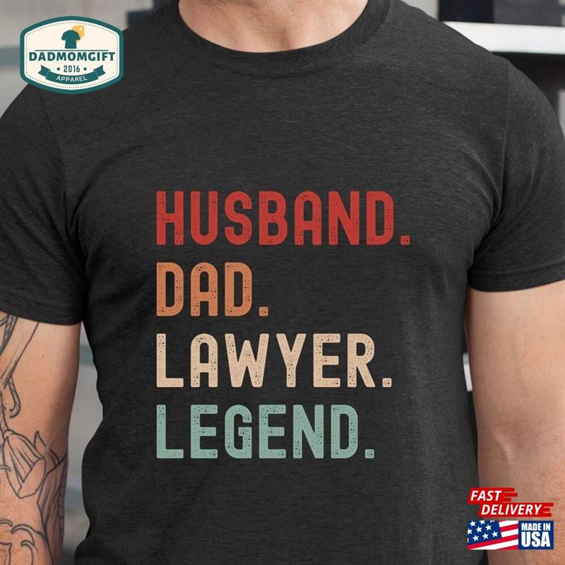 Lawyer Gift For Him Law School Graduation Husband Dad Shirt Sweatshirt Unisex