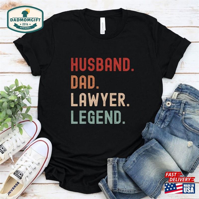 Lawyer Gift For Him Law School Graduation Husband Dad Shirt Sweatshirt Unisex