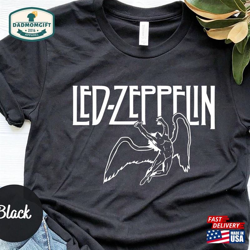 Led Zeppelin Band T Shirt Rock Gift T-Shirt Unisex