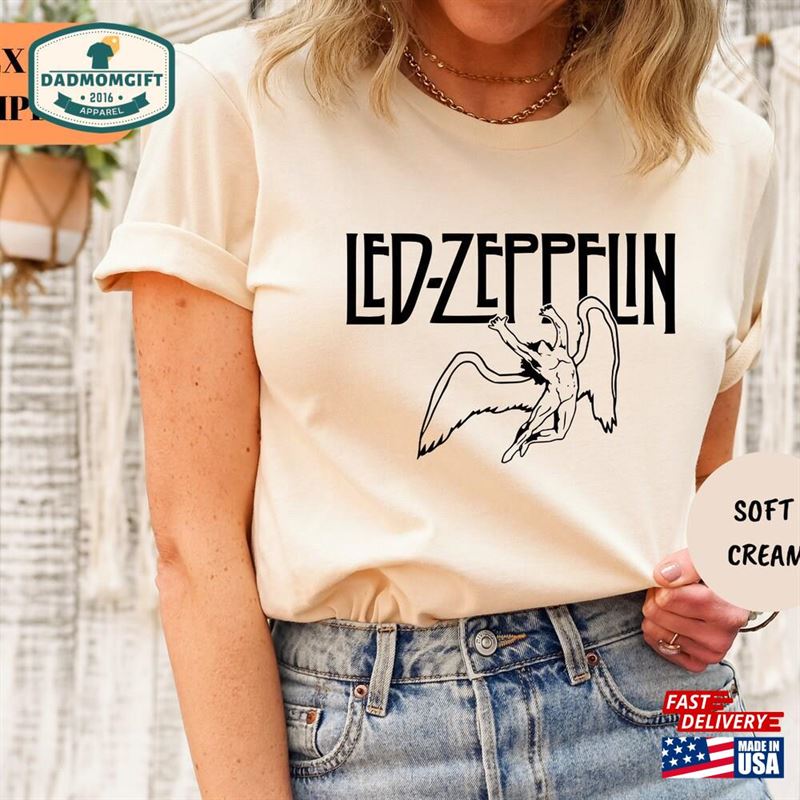 Led Zeppelin Band T Shirt Rock Gift T-Shirt Unisex