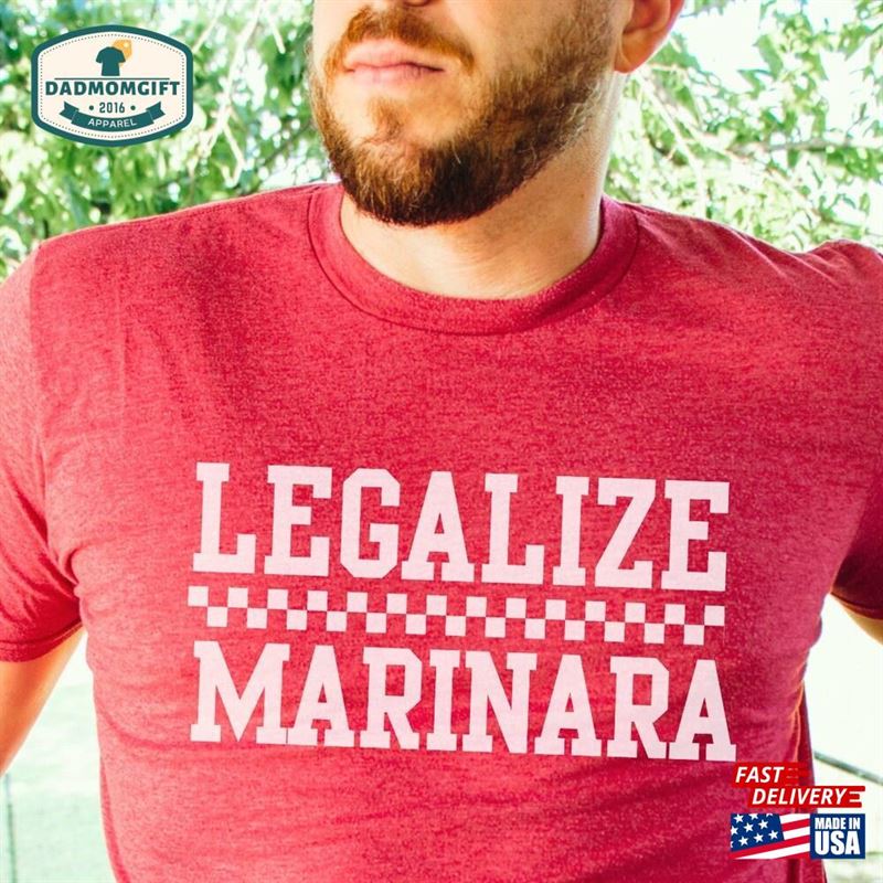 Legalize Marinara Shirt Funny Italian Chef Mens Sweatshirt Unisex