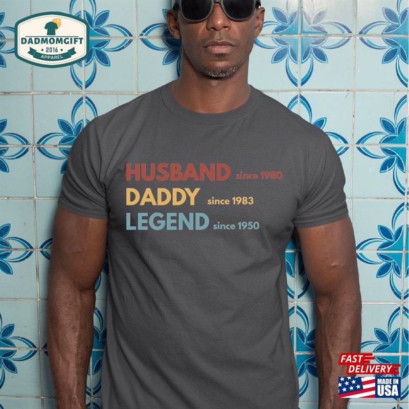 Legend Husband Daddy Shirt Personalized Father’s Day Hoodie Unisex