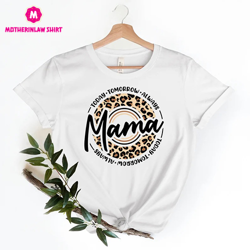 Leopard Mama Shirt, Leopard Mom Shirt, Cheetah Mama Shirt, Gift for Mom, Gift for Mothers Day, Mama T Shirt, Mom Life Tshirt, Mother’s Day