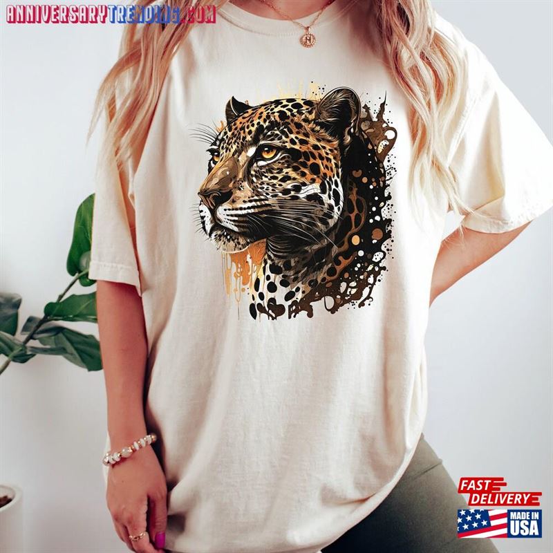 Leopard Shirt Trendy Comfort Colors Tshirt Cat Mom Gift T-Shirt Sweatshirt – Bipubunny Store