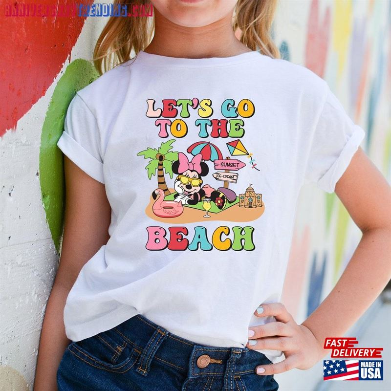 Lets Go To The Beach T-Shirt Summer Shirt For Women Hoodie -Bipubunny Store