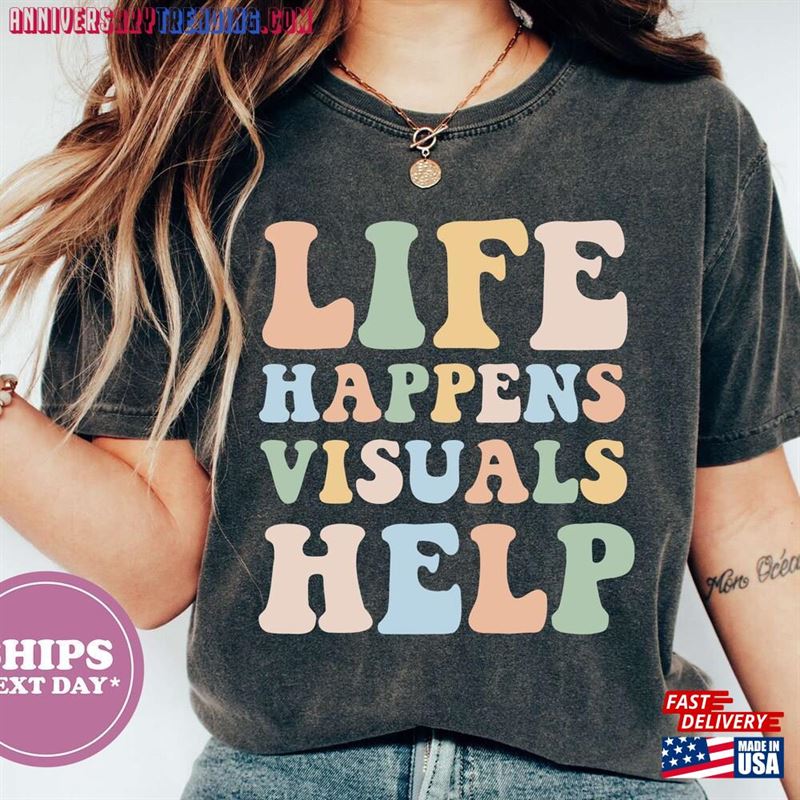 Life Happens Visuals Help T-Shirt Sweatshirt – Bipubunny Store