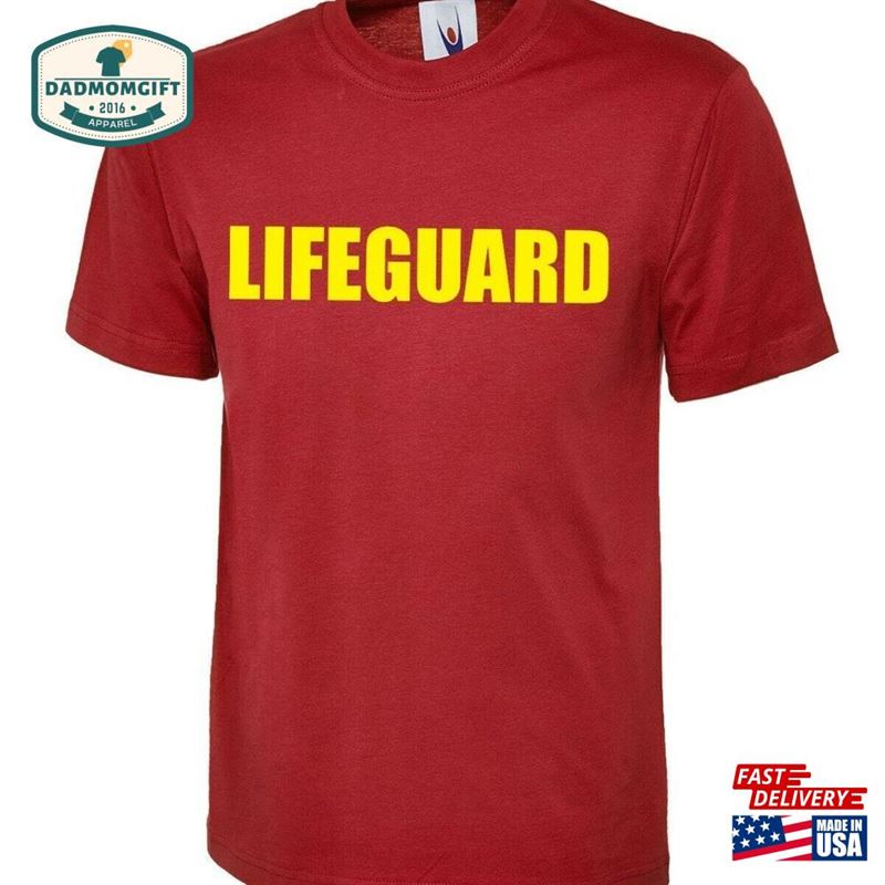 Lifeguard Printed T-Shirt Or Bum Bag Option Classic Hoodie