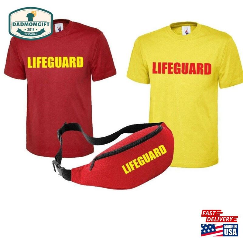 Lifeguard Printed T-Shirt Or Bum Bag Option Classic Hoodie