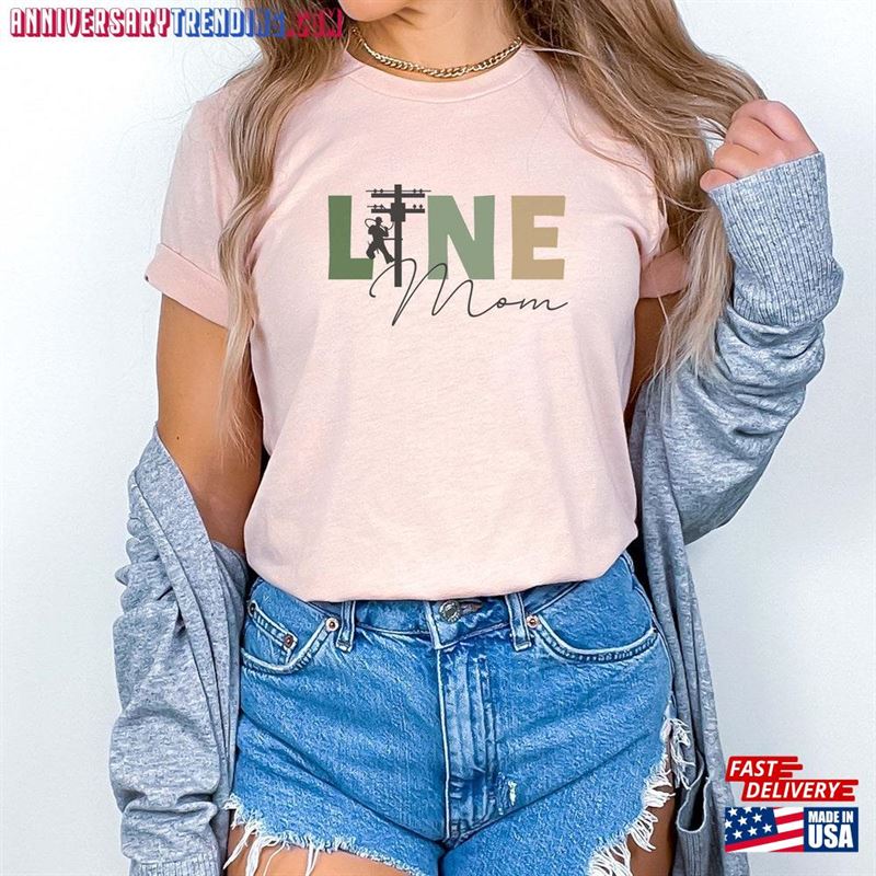 Lineman Mom Shirt Life Ibew Sweatshirt Unisex – Bipubunny Store