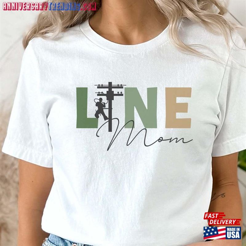 Lineman Mom Shirt Life Ibew Sweatshirt Unisex – Bipubunny Store