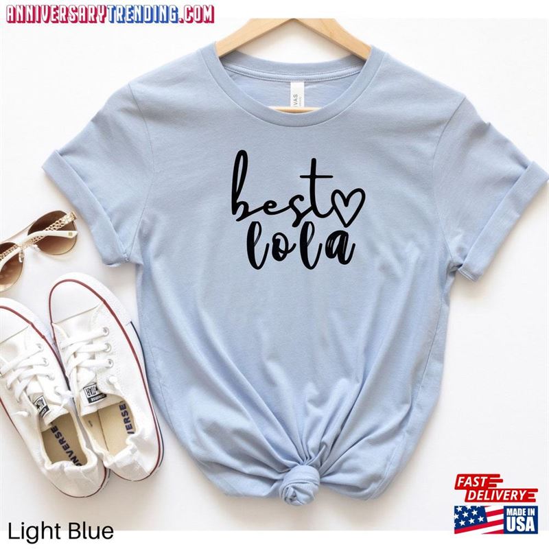 Lola Gifts Baby Reveal For Best Heart T-Shirt Hoodie Unisex -Bipubunny Store