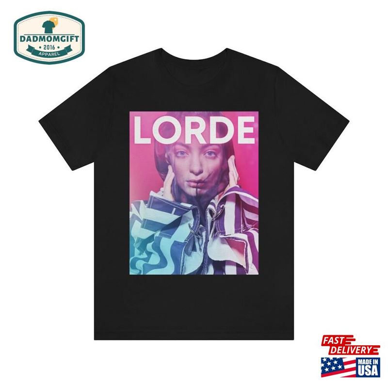 Lorde Aesthetic Premium Unisex Crew Neck T-Shirt Music Shirt Gift Classic