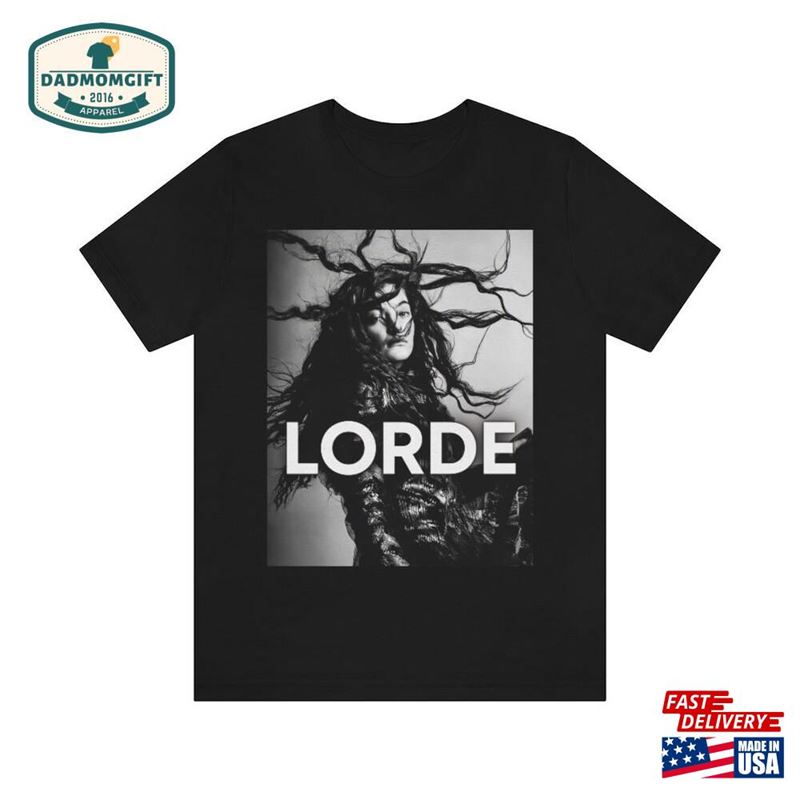 Lorde Aesthetic Premium Unisex Crew Neck T-Shirt Music Shirt Gift Hoodie