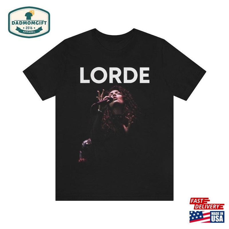 Lorde Aesthetic Premium Unisex Crew Neck T-Shirt Music Shirt Gift Hoodie Sweatshirt