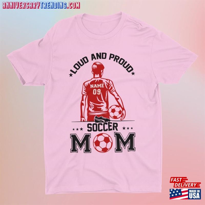 Loud And Proud Soccer Mom T-Shirt Classic -Bipubunny Store