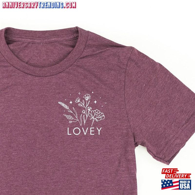 Lovey Bouquet Pocket Size Unisex T-Shirt – Bipubunny Store