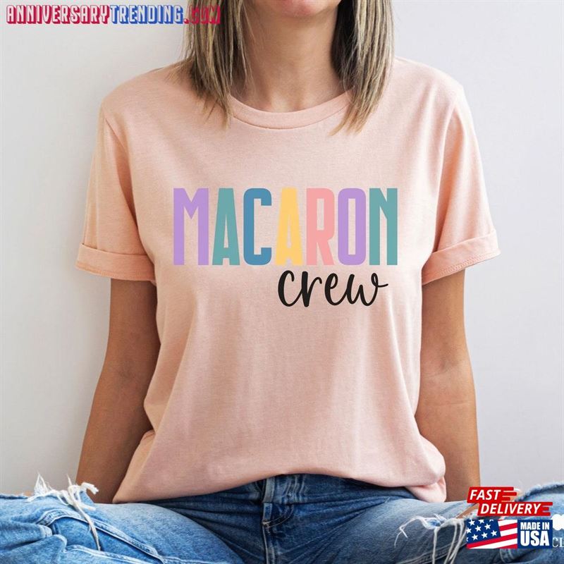 Macaron Crew Shirt Retro T-Shirt Unisex – Bipubunny Store