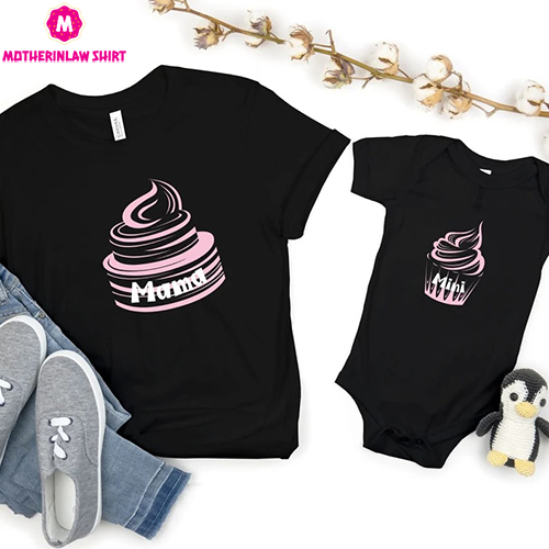 Mama and Mini Cake lover Tshirts, Mother and Daughter Shirts, New Mom Mothers Day Gift, First Mother’s Day Shirt, First Mothers Day Gift,Mama and Mini Cake lover Tshirts, Mother and Daughter Shirts, New Mom Mothers Day Gift, First Mother’s Day Shirt, First Mothers Day Gift – MotherInLaw Shirt