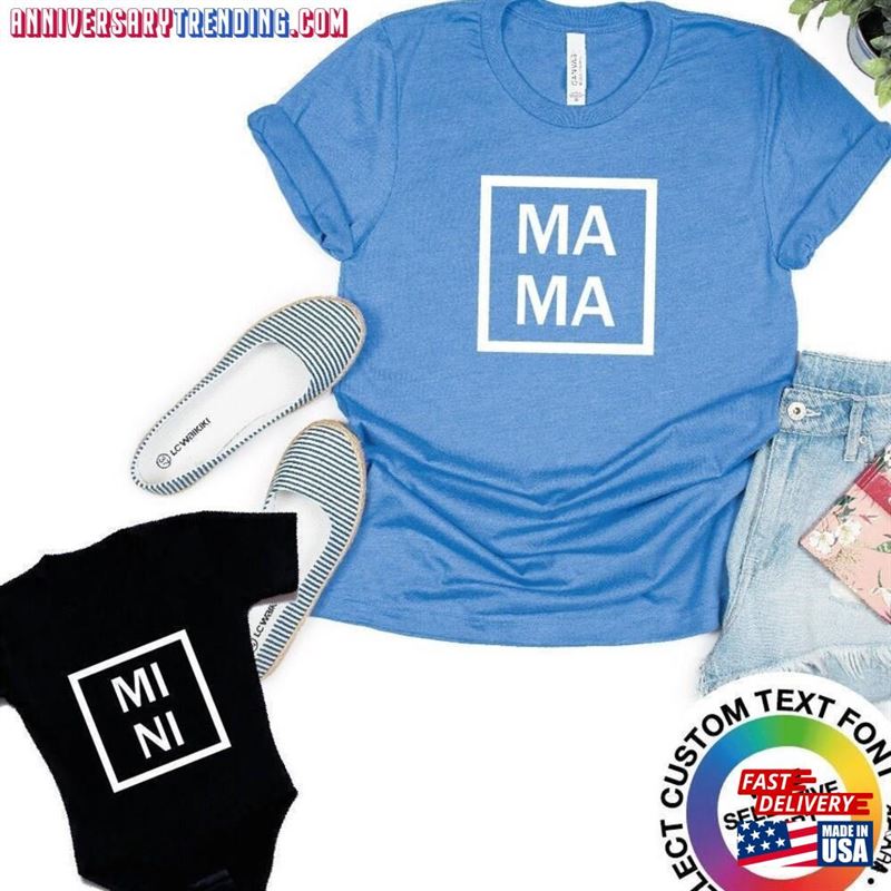 Mama And Mini Shirt Classic Unisex – Bipubunny Store