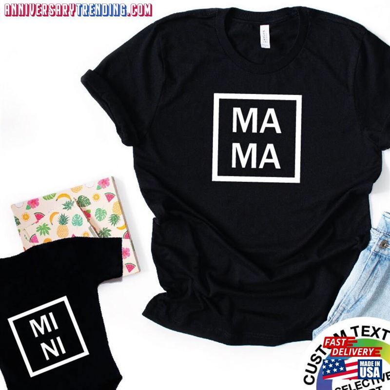 Mama And Mini Shirt Classic Unisex – Bipubunny Store