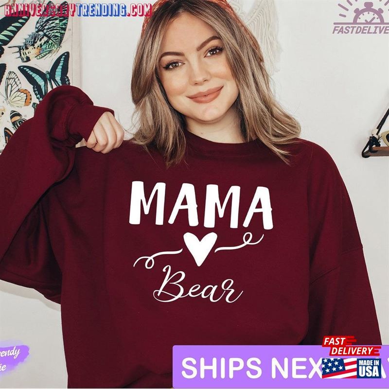 Mama Bear Hoodie Best Mom Shirt Mothers Day Classic – Bipubunny Store