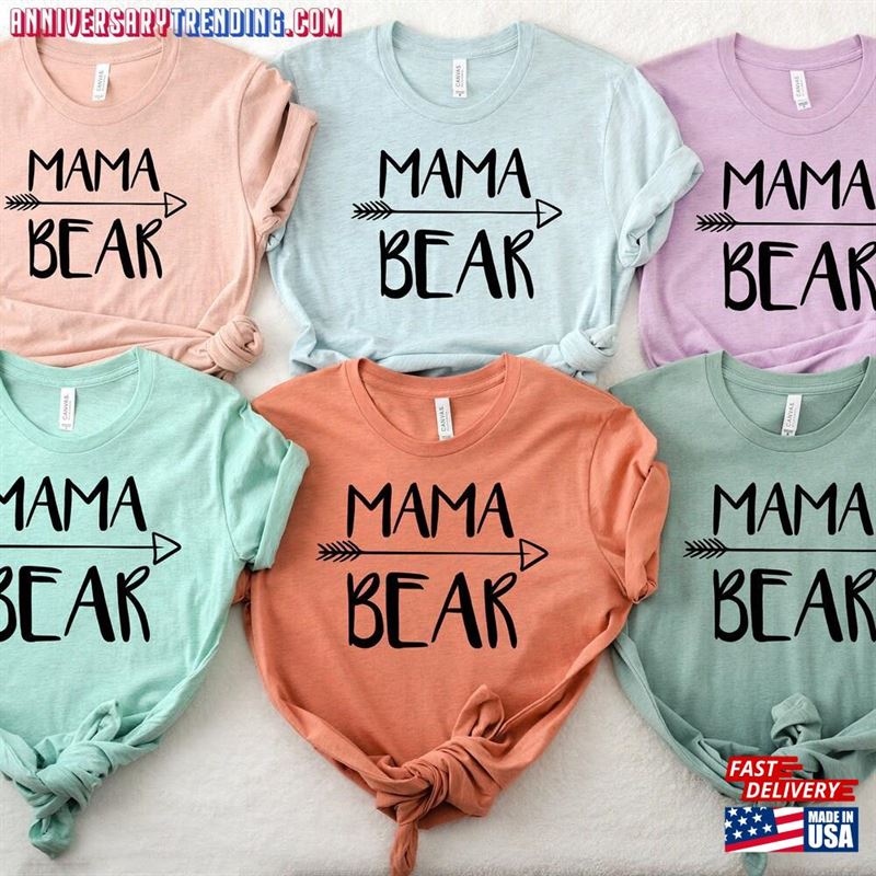 Mama Bear Shirt Classic Hoodie -Bipubunny Store