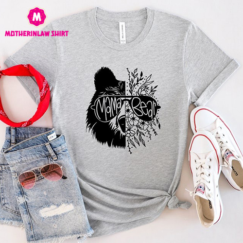 Mama Bear Shirt, Mama Bear T-shirt, Mother’s Day Gift, Mother’s Day Shirt, Gift For Mama, Animal Lover Mom Gift, Nature Lover Gift