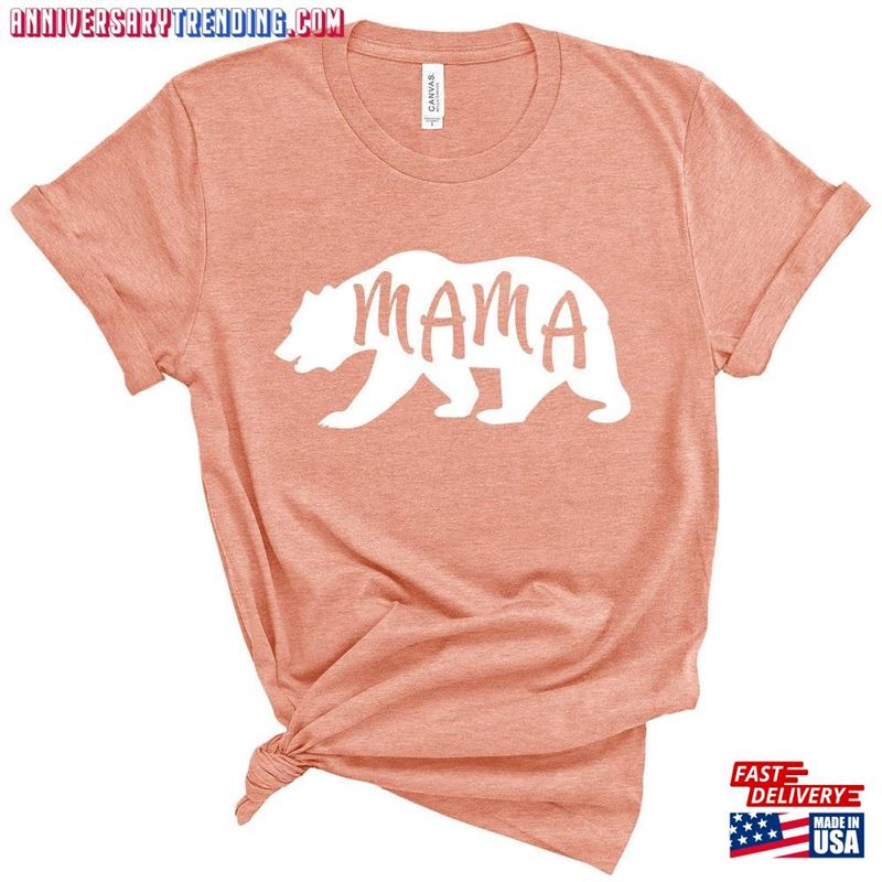 Mama Bear Shirt Mother’s Day Gift T-Shirt Sweatshirt -Bipubunny Store