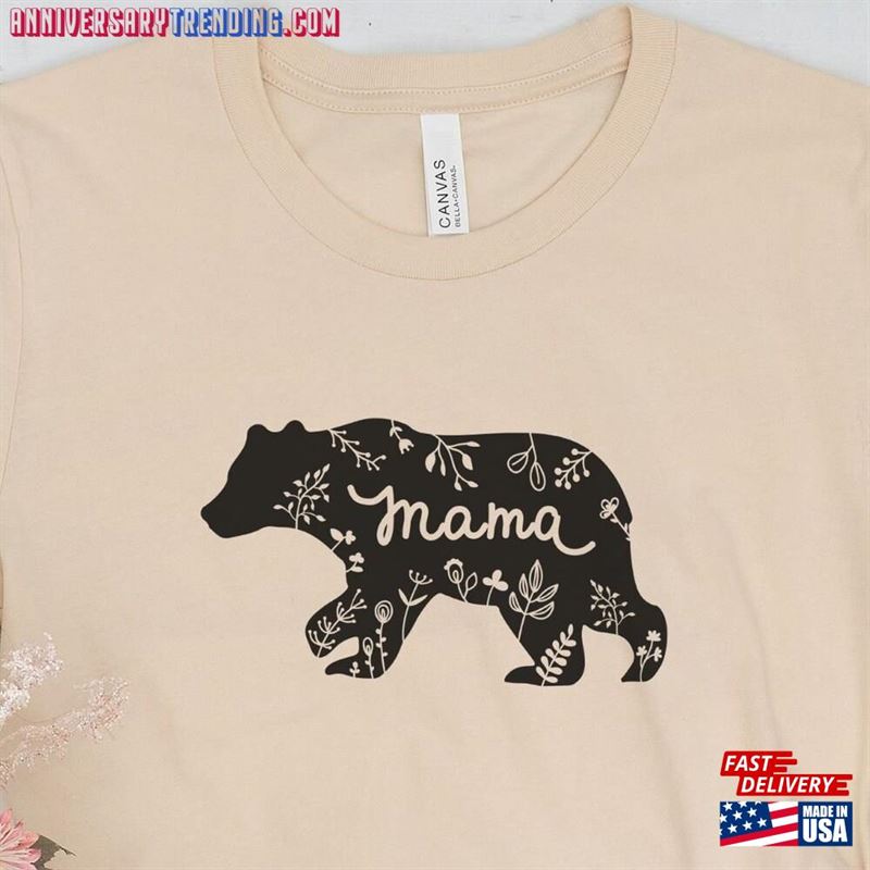 Mama Bear Shirt Mothers Day Gift Unisex Hoodie – Bipubunny Store