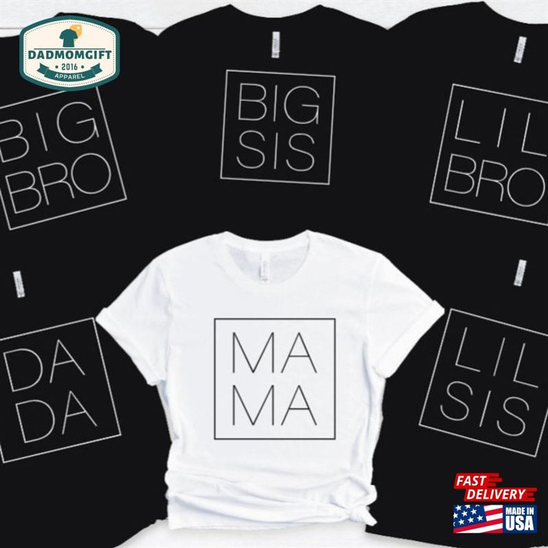 Mama Dada Big Bro Unisex Hoodie