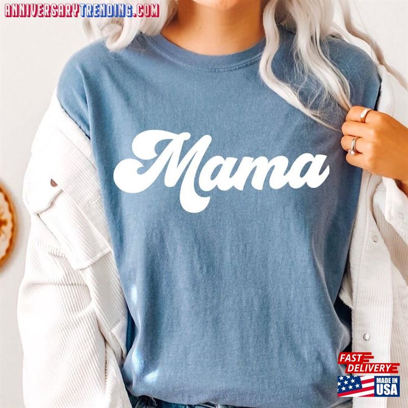 Mama Groovy Comfort Colors T-Shirt Mom Shirt Mommy Hoodie Sweatshirt – Bipubunny Store