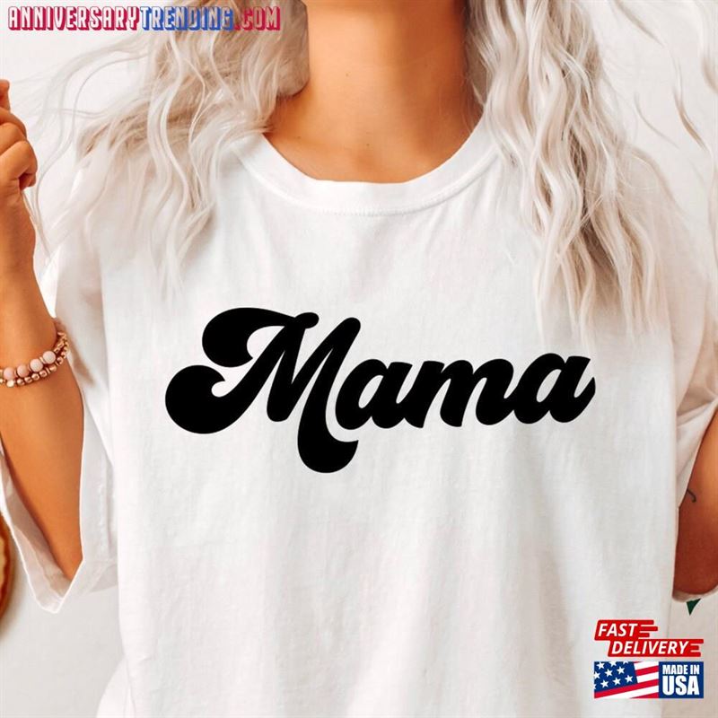 Mama Groovy Comfort Colors T-Shirt Mom Shirt Mommy Hoodie Sweatshirt – Bipubunny Store