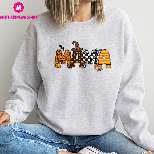 Mama Halloween Sweatshirt, Mama Sweatshirt, Halloween Sweater, Cool Mama Halloween Sweatshirt, Mama Halloween Gift, Spooky Season