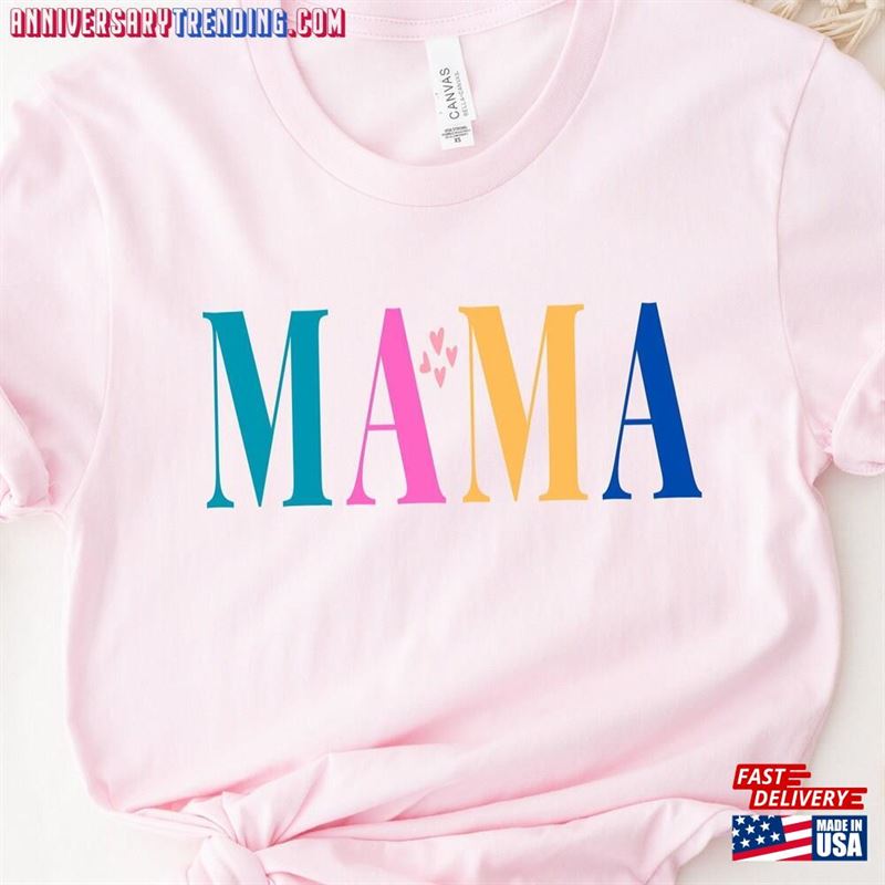 Mama Heart T-Shirt Minimal Shirt Mothers Day Gift Sweatshirt Unisex – Bipubunny Store