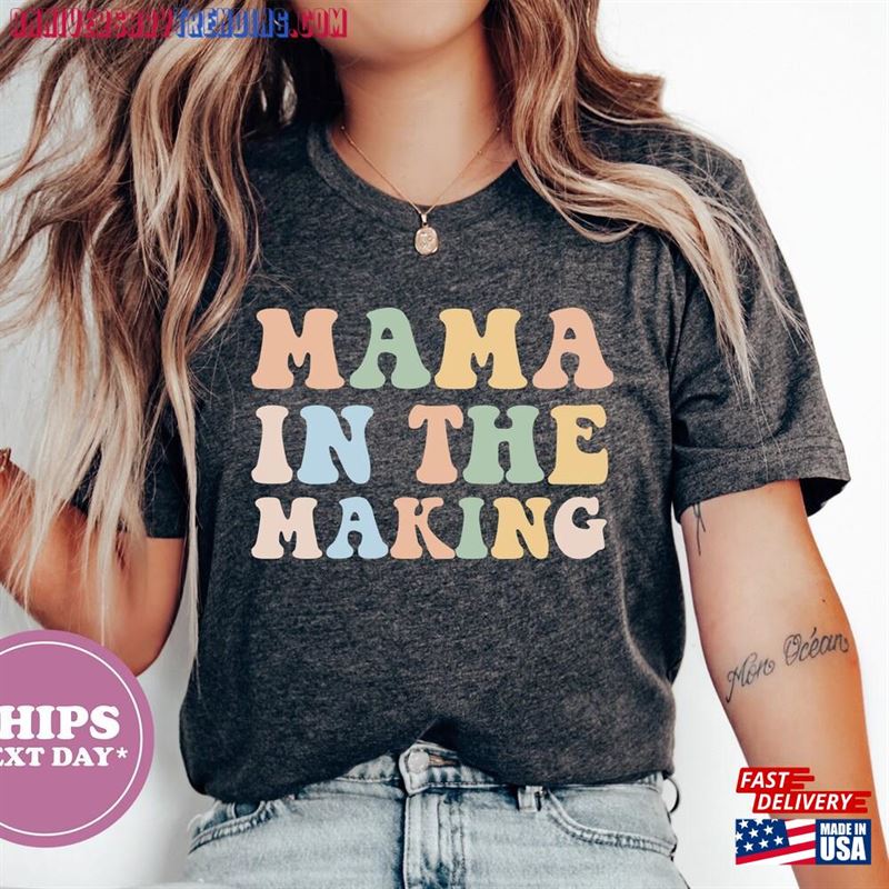 Mama In The Making T-Shirt Hoodie – Bipubunny Store