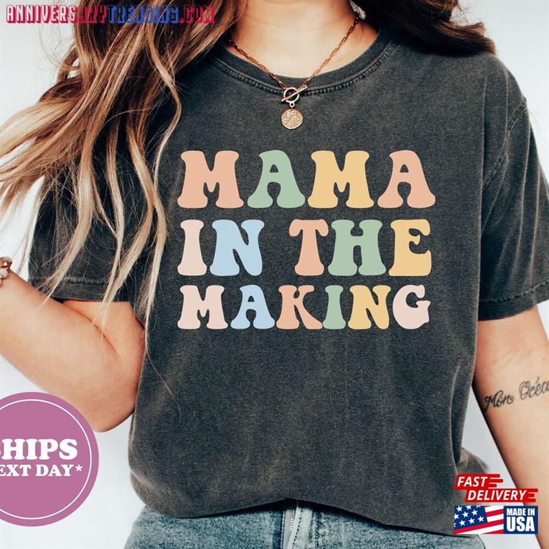 Mama In The Making T-Shirt Hoodie – Bipubunny Store