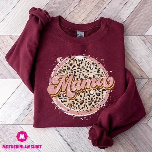 Mama Leopard Sweatshirt, mama leopard Sweatshirt, Mom Sweatshirt, gift for Mother’s Day, Mom Life Sweatshirt, Sweatshirt for Mother’s Day