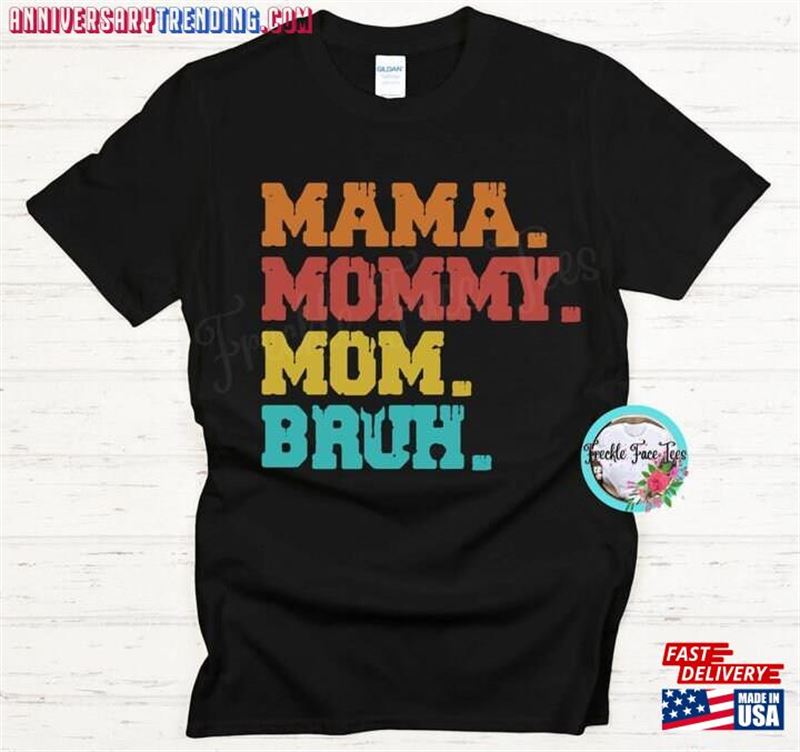 Mama Mommy Mom Bruh Mother’s Day Shirt Classic Hoodie – Bipubunny Store