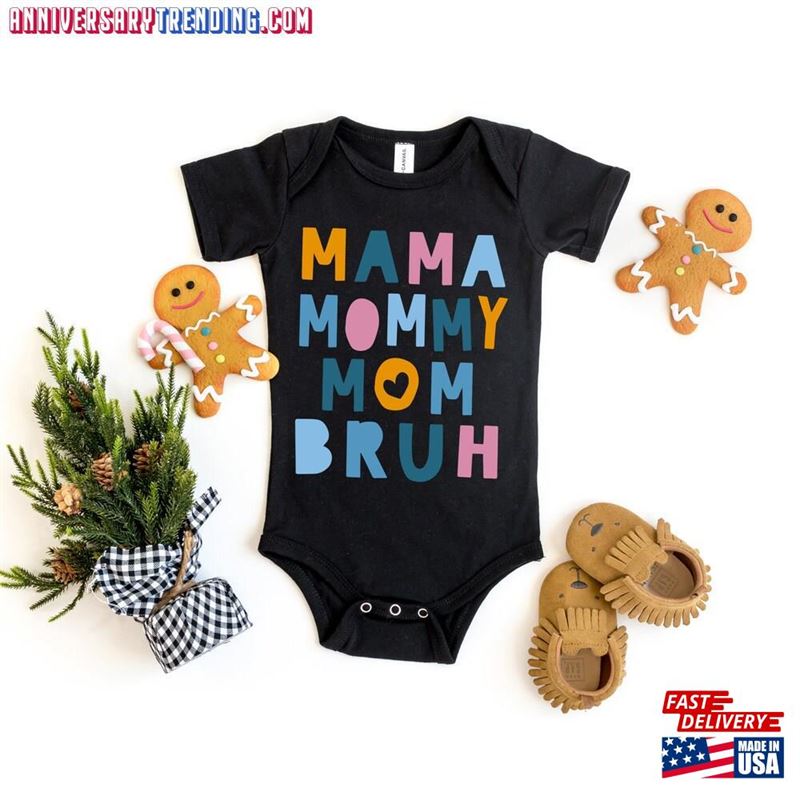 Mama Mommy Mom Bruh Shirt Best Gift For T-Shirt Hoodie – Bipubunny Store