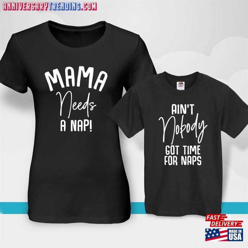 Mama Needs A Nap No Time For Naps Newborn Unisex T-Shirt -Bipubunny Store