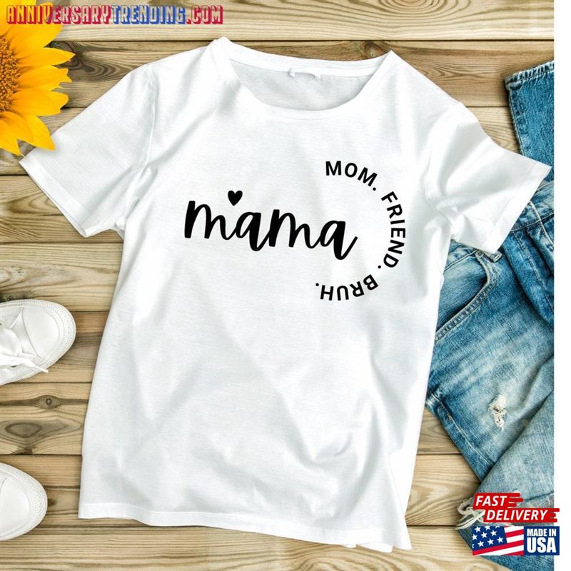 Mama Premium Unisex Crewneck T-Shirt Perfect Gift For Mother’s Day Mom Shirt A Cool Sweatshirt – Bipubunny Store