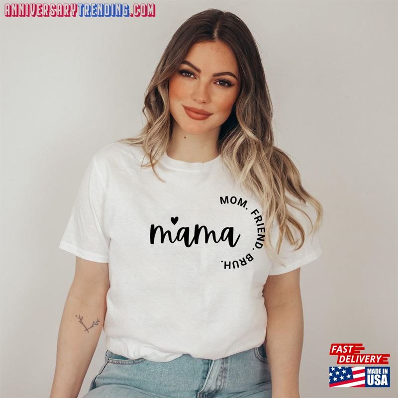 Mama Premium Unisex Crewneck T-Shirt Perfect Gift For Mother’s Day Mom Shirt A Cool Sweatshirt – Bipubunny Store