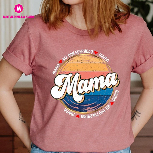 Mama Retro 70s Vintage Shirt, Retro Mama Vintage Shirt, Boho Floral Retro Flowers Shirt, Retro Mama T-shirt, Mama 70s Shirt, Mama Retro Tee