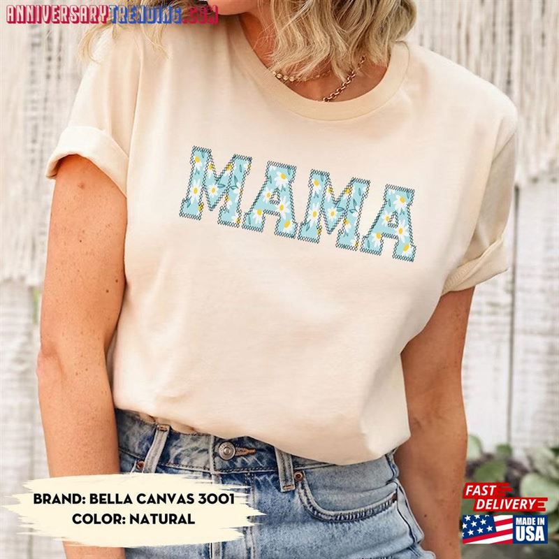 Mama Shirt Groovy Retro Daisy Mom Sweatshirt Hoodie – Bipubunny Store