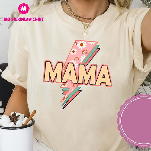 Mama Shirt, Mama Tshirt, Mom Shirt, Retro Mama Shirt, Gift for Mom, New Mom Shirt, Mothers Day Shirt, Mothers Day Gift, Birthday Gift