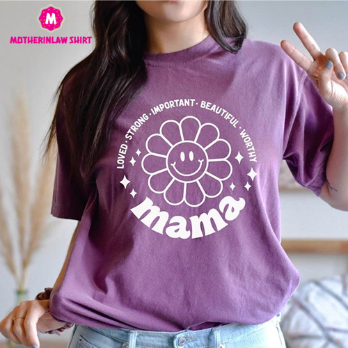 Mama Shirt, Retro Mama Shirt, Gift For Mom, Mother’s Day, Comfort Colors Shirt