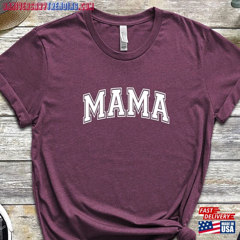 Mama Shirt T-Shirt For Women Mother Classic Sweatshirt – Bipubunny Store