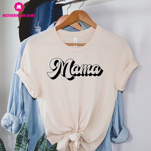 Mama Shirt, Vintage Mama, Mothers Day Gift, Gift For Mom, Retro Mama Tshirt, Mommy Birthday, Gift From Kids, New Mom Tee, Baby Announcement