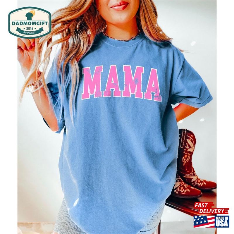 Mama T-Shirt Summer Shirt Cute Mom Shirts Sweatshirt Unisex