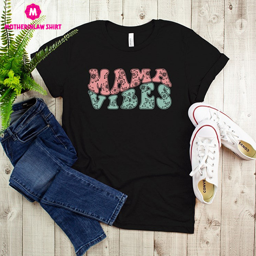 Mama Vibes Shirt, Floral Retro Mama Shirt, Gift for Mo, Gift For Her Shirt, Mother’s Day Gift Shirt, Groovy Mama Shirt